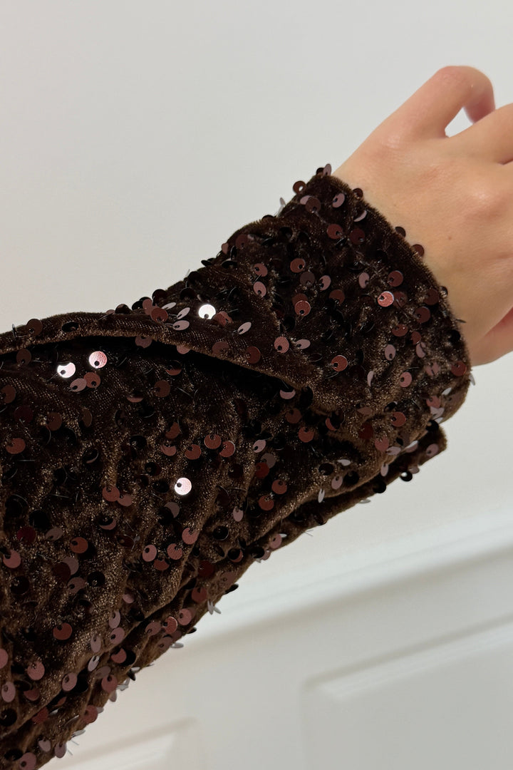 A-bee - Eddablouse - Dark Maroon Bluser 