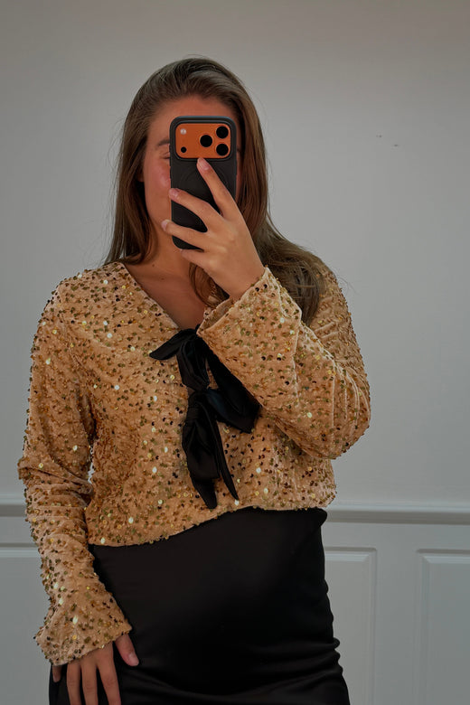 A-bee - Eddablouse - Gold Bluser 