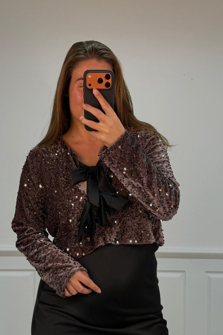 A-bee - Eddablouse - Light Maroon Bluser 