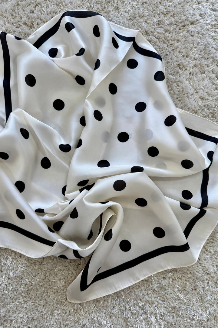 A-bee - Elin Scarf - Cream Tørklæder 