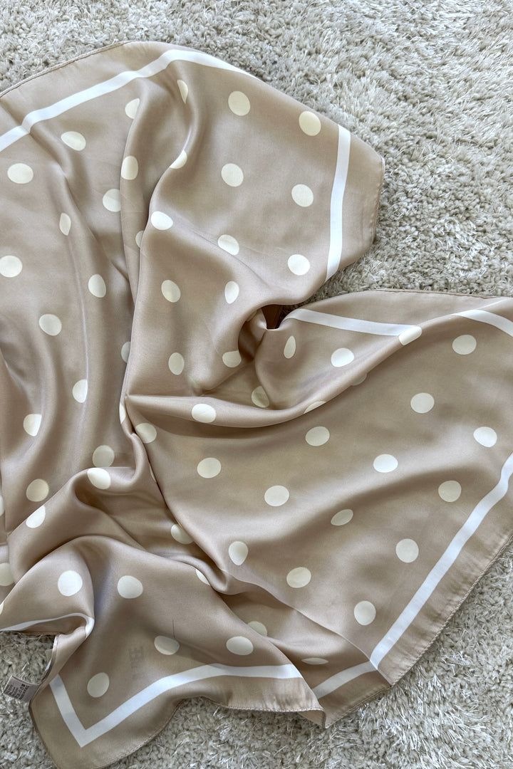 A-bee - Elin Scarf - Taupe Tørklæder 