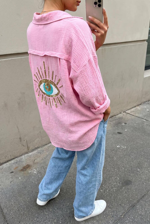 A-bee - Ella Shirt - Pink Skjorter 