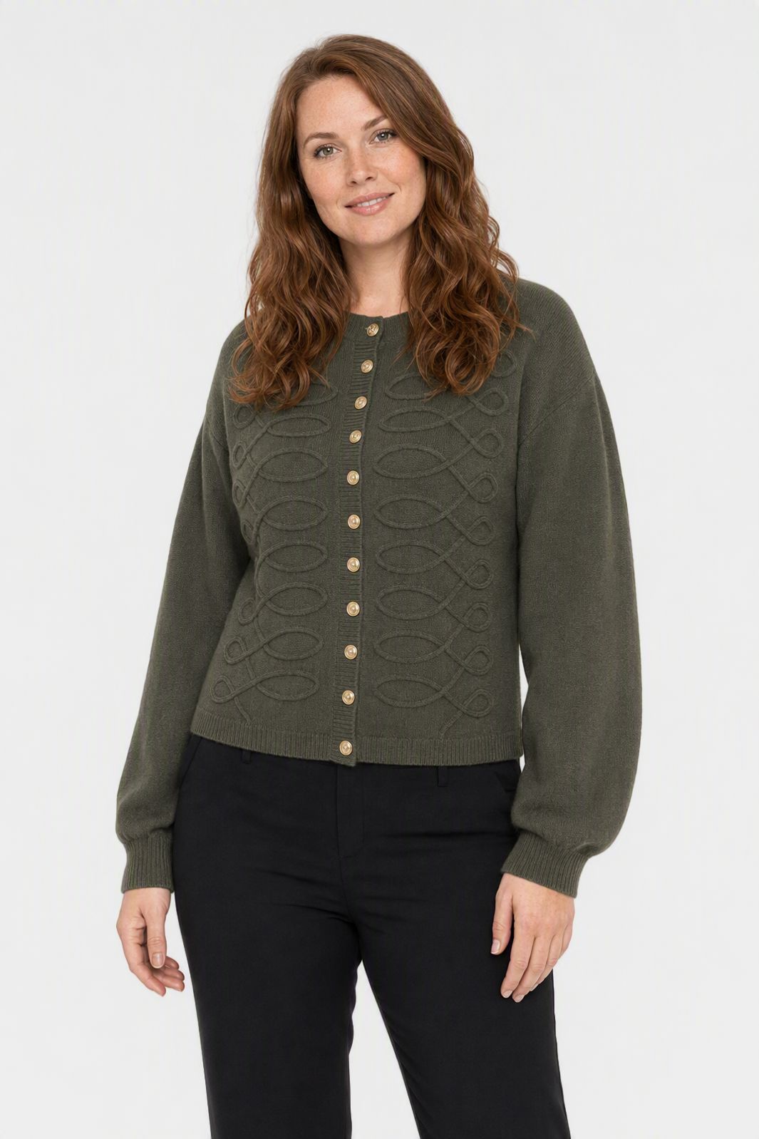 CE_IMG - A-Bee - Honora Cardigan - Khaki - Onesize