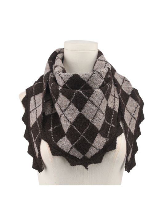 A-Bee - Inaya Scarf - Brown Tørklæder 