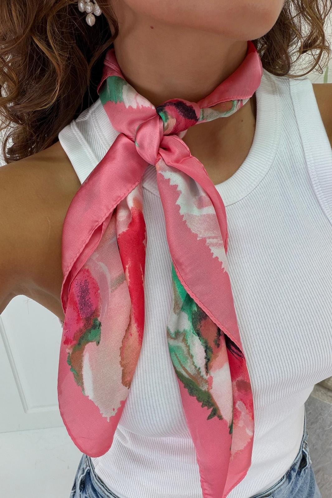 A-bee - Juliska Scarf - Fuschia Tørklæder 