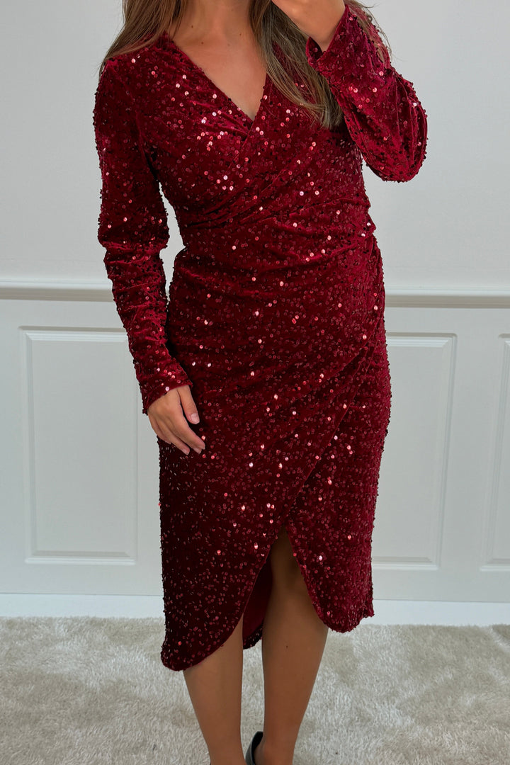 A-bee - Julittadress - Burgundy Kjoler 