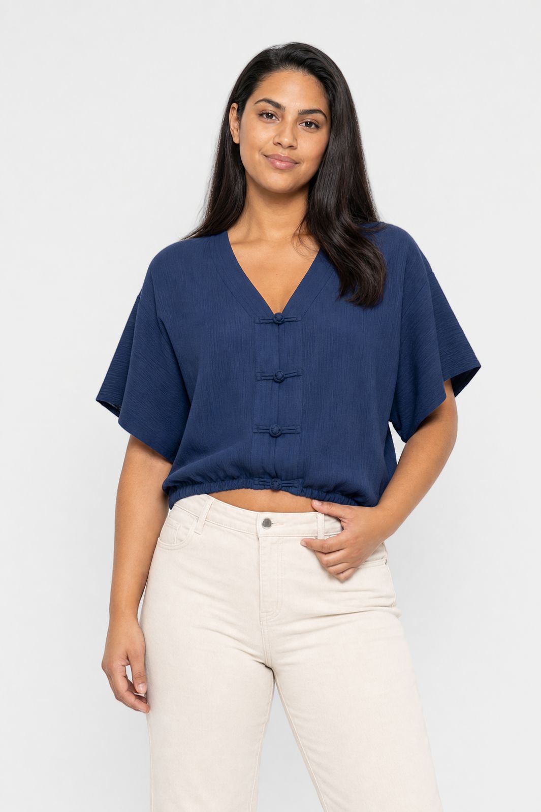 A-Bee - Lyra Skjorte - Navy - Onesize