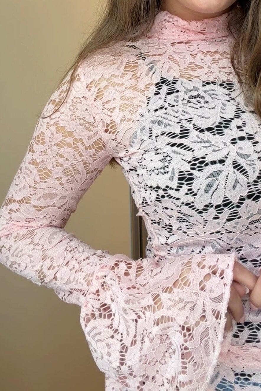 A-bee - Magalieblouse - Salmon Bluser 