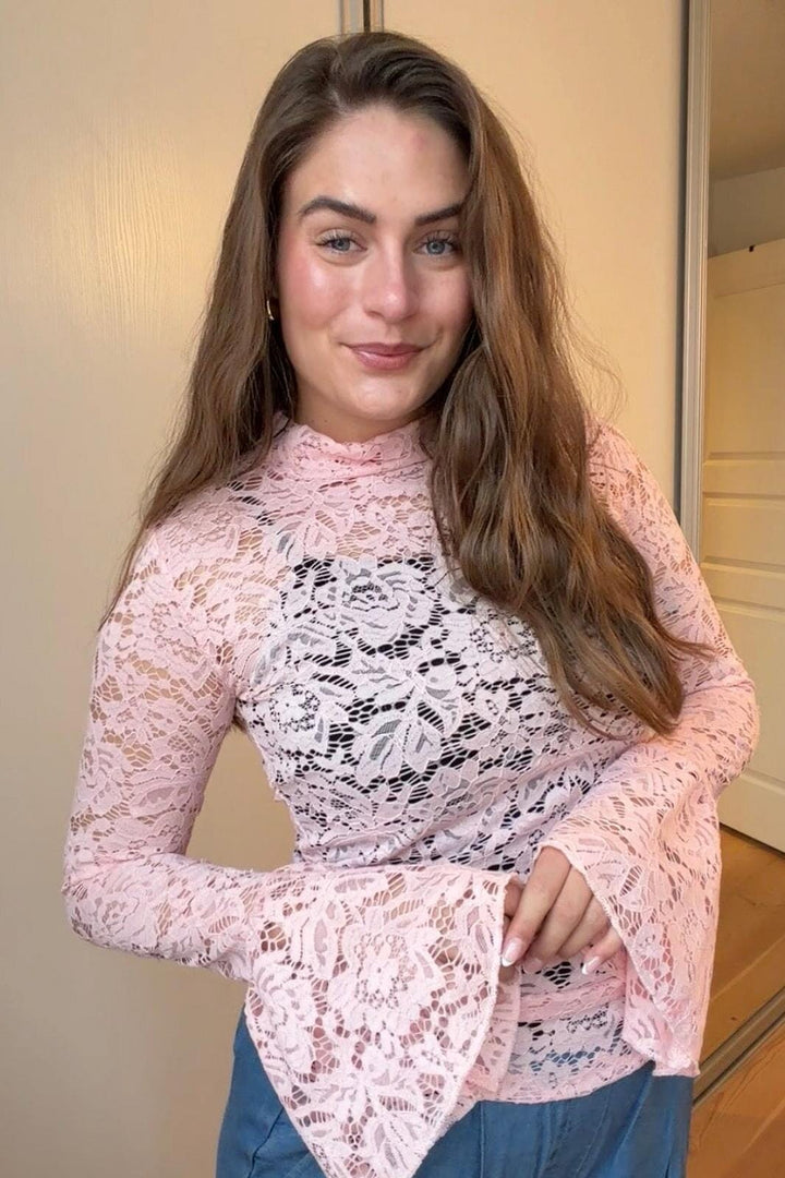 A-bee - Magalieblouse - Salmon Bluser 