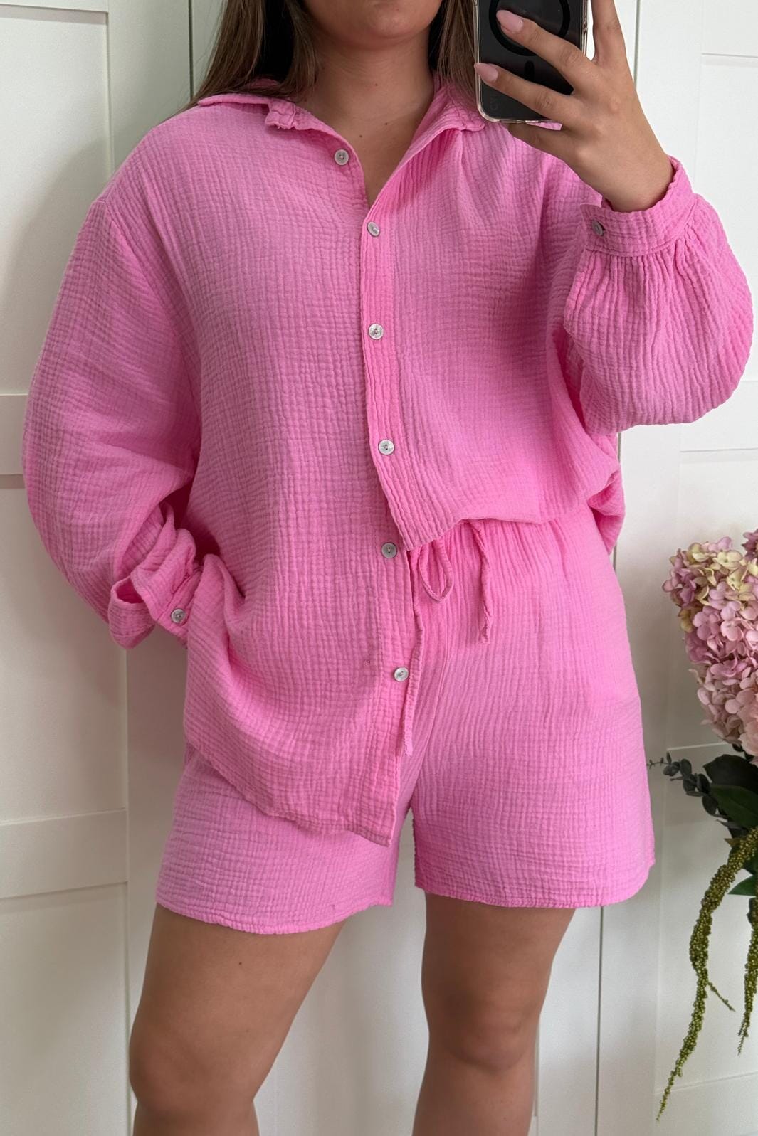 A-bee - Nelly Skjorte - Pink Skjorter 