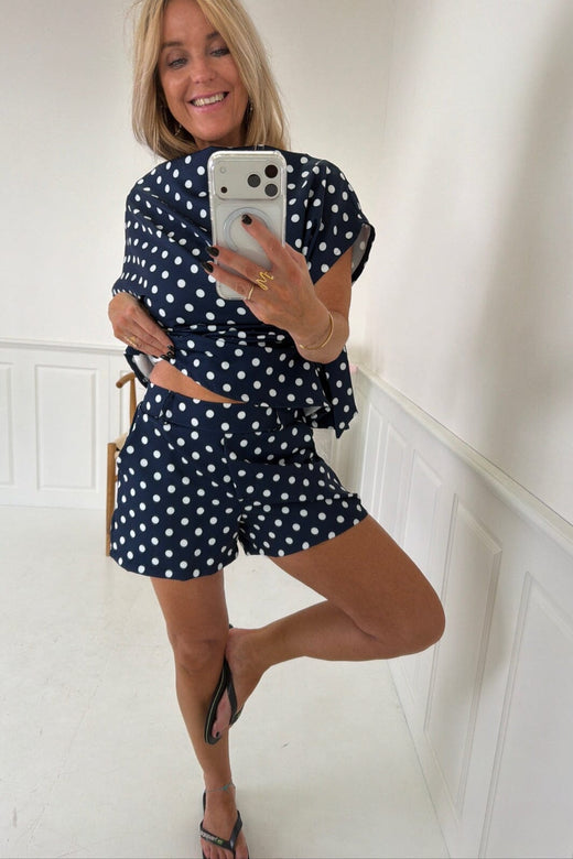 A-Bee - Rahel 8751-1 Shorts - Navy Shorts 