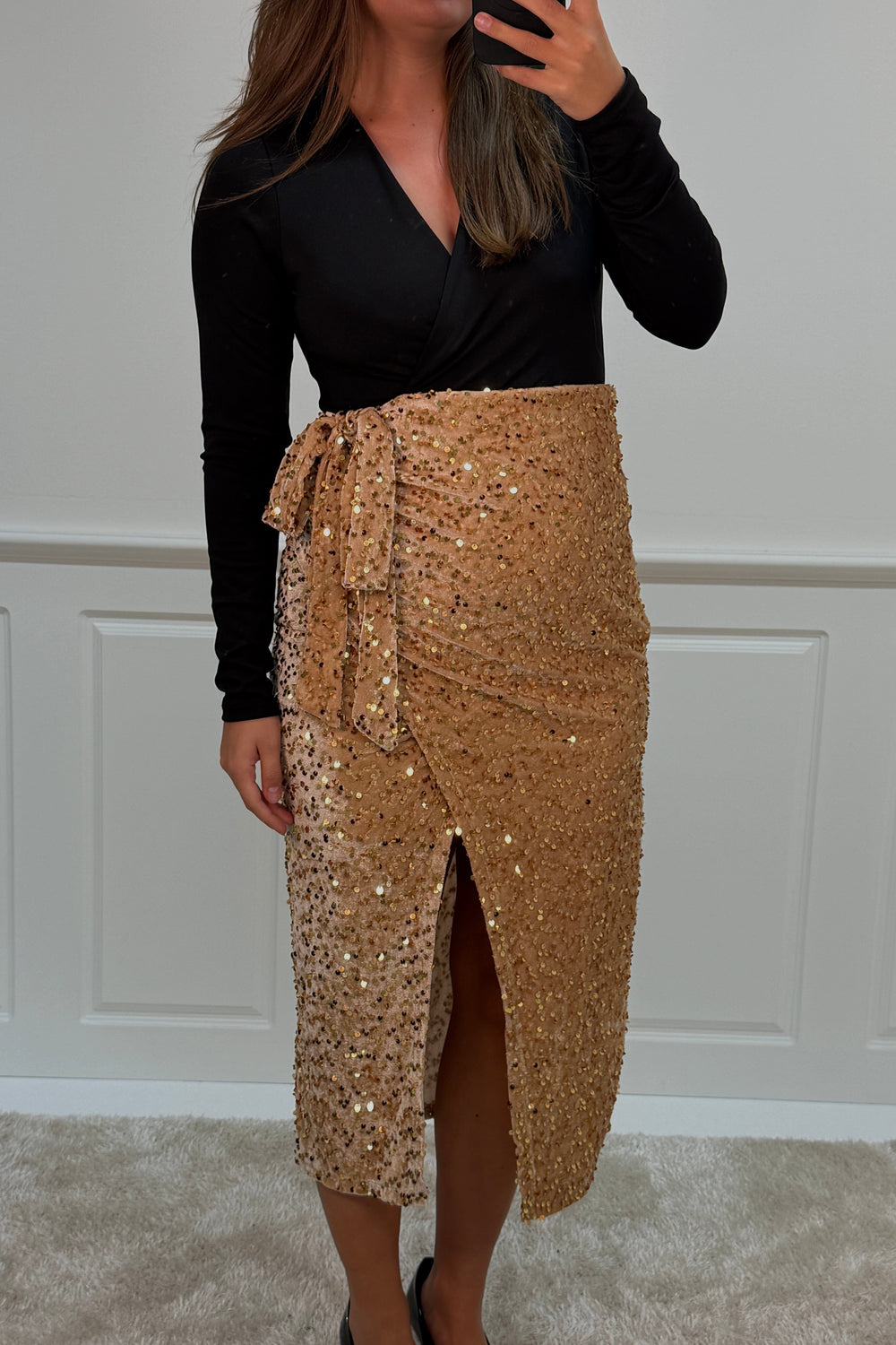 A-bee - Viviana dress - Gold Kjoler 