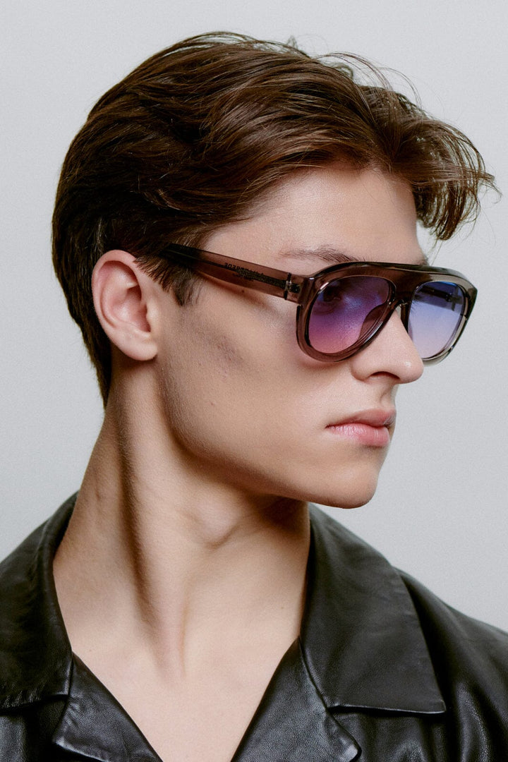 A. Kjærbede - Rio KL2601 - Grey Transparent Solbriller 