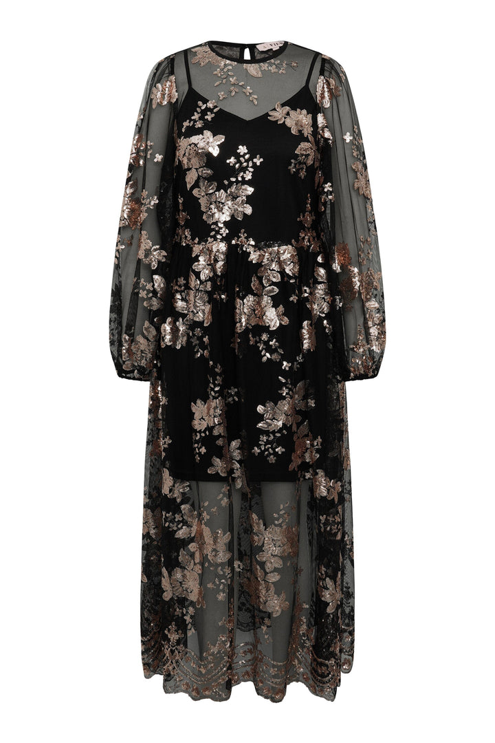 A-View - Estelle Dress AV6095 - 307 - Rose Gold Kjoler 