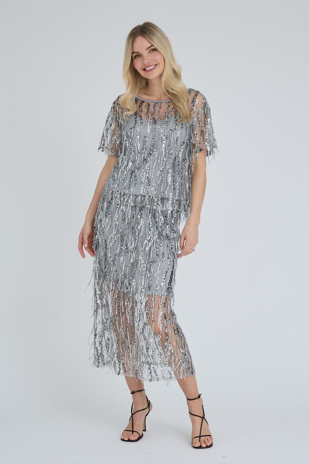 A-View - Fenja Skirt AV8383 - 004 - Light Grey