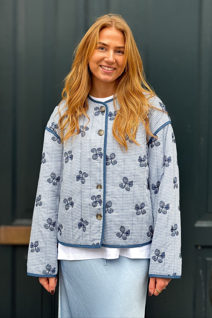 A-View - Fina Jacket AV8040 - 181 - Blue/Off White Jakker 