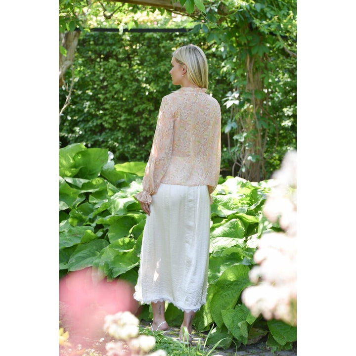 A-View - Flounce Blouse AV4936 - 291 - Sand/Peach Bluser 