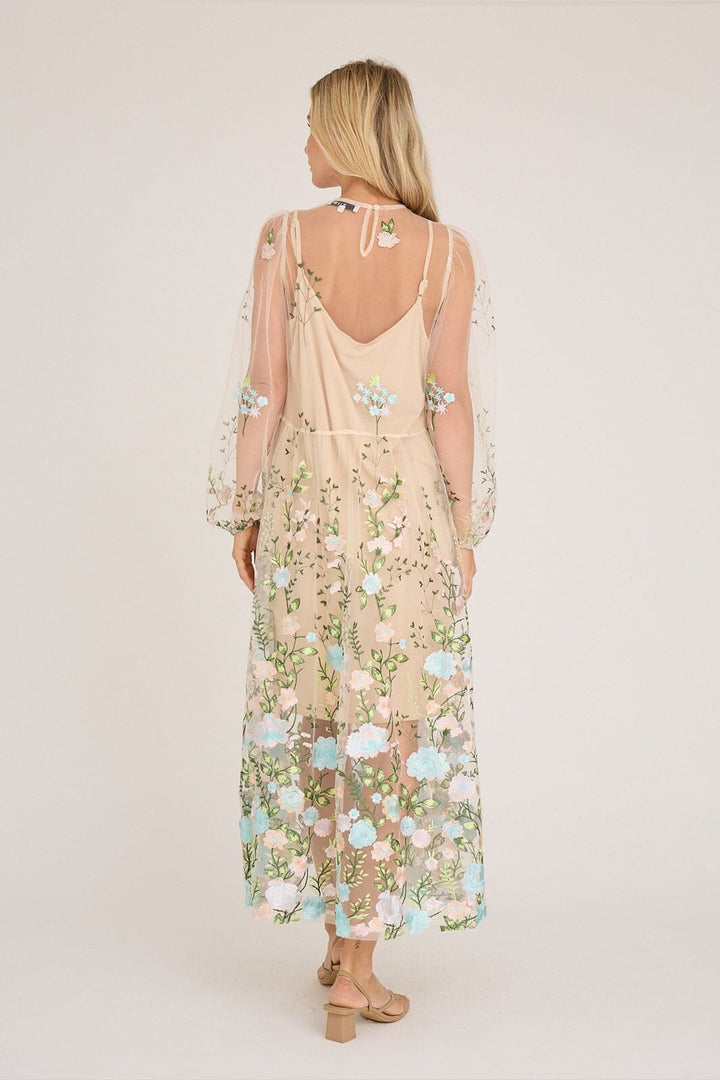 A-View - Fuschia Dress AV4614 - 260 - Rose/Blue