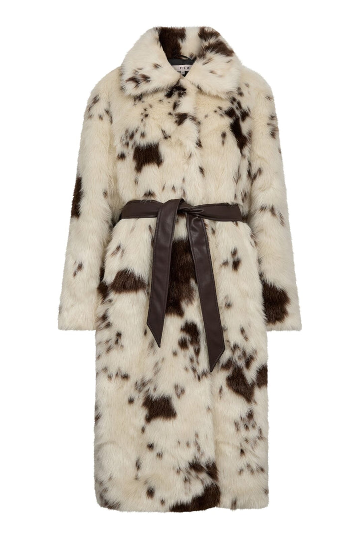 A-View - Kolvina Coat AV6032 - 193 - Brown/White