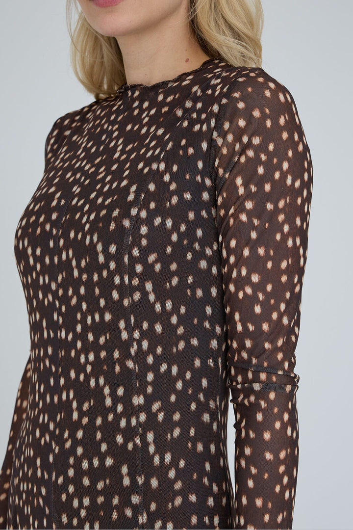 A-View - Messa Bambi Dress AV8341 - 194 - Dark Brown