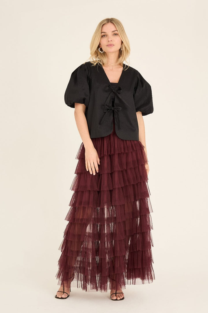 A-View - Miranda Skirt AV4798 - 250 - Burgundy Nederdele 