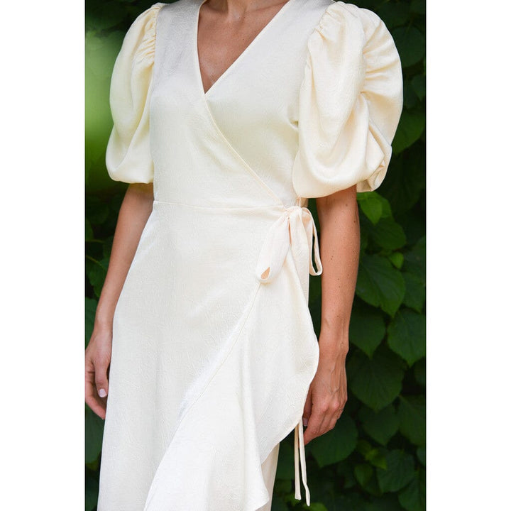 A-View - Sinda Dress AV4922 - 069 - Pale Yellow Kjoler 