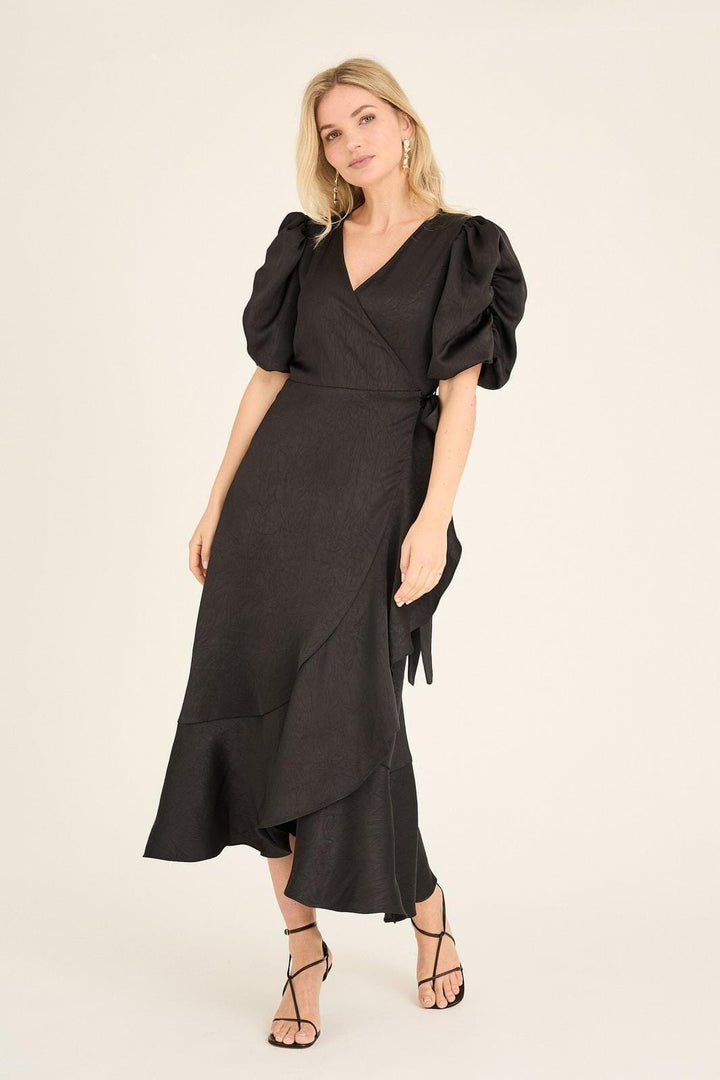 A-View - Sinda Dress AV4922 - 999 - Black Kjoler 