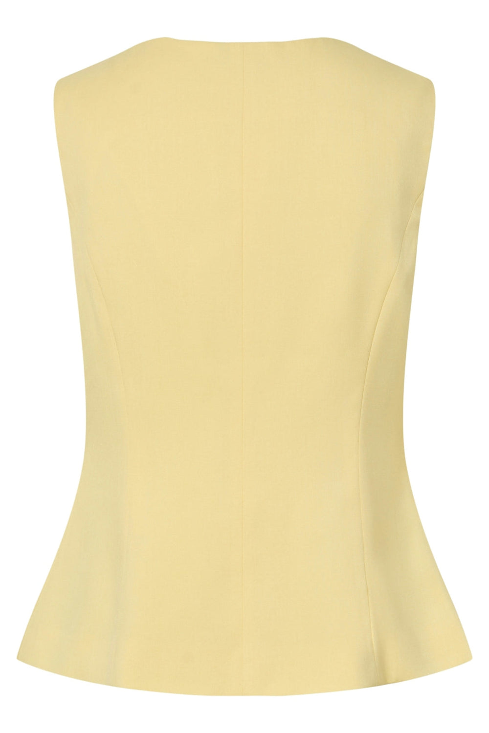 Pieces - Pcjoline Sl Boatneck Waistcoat - 4974697 French Vanilla