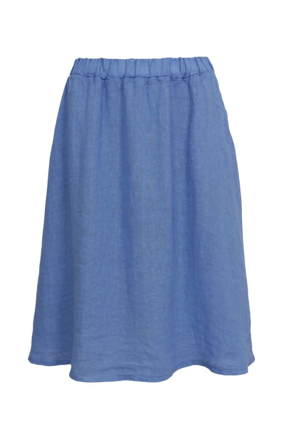 Black Colour - Bcmelina Short Linen Skirt 40910 - Sky Blue