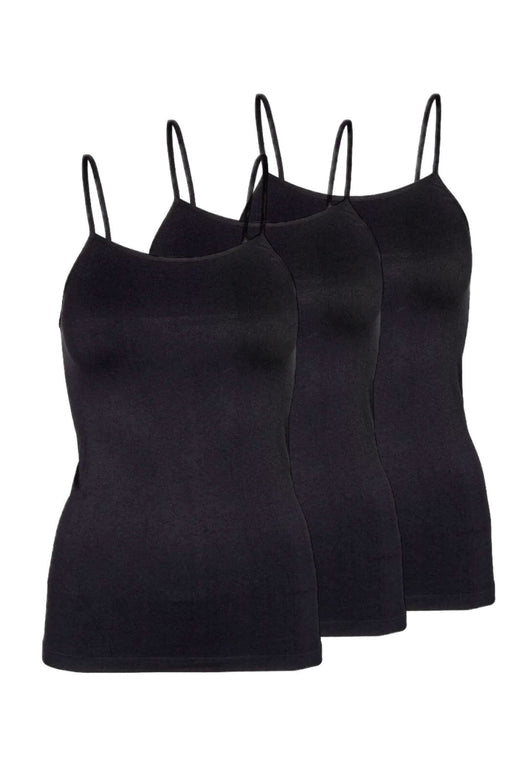 Amazing Basic - Anna Top 3-pak - Sort Toppe 