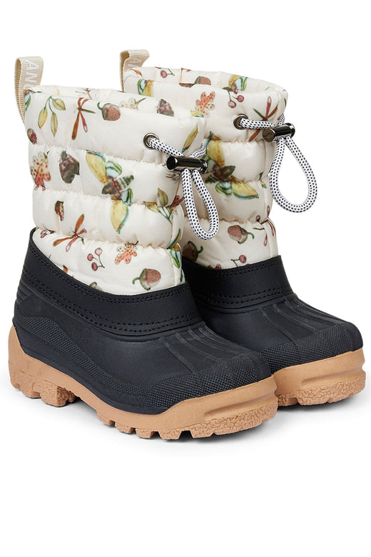 Angulus - Termo Gummistøvle 1022 - Vinter Have Print Termostøvler 