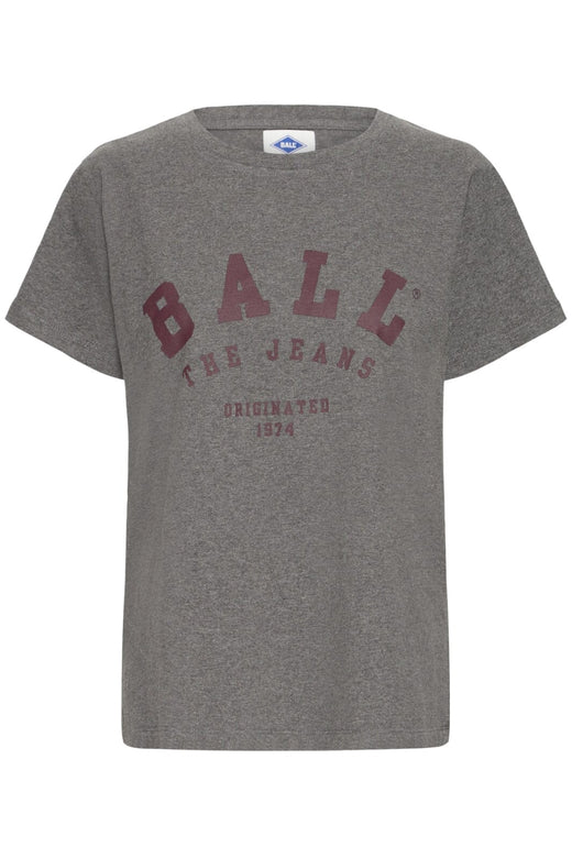 Ball - Bamaldini Tshirt 50405122 - 204055 - Dark Grey Melange