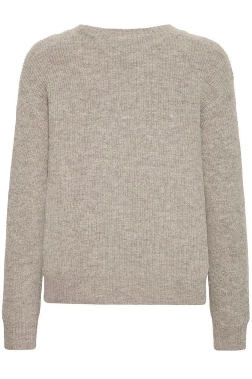 Ball - Bastacy Rib Logo Pullover 50405353 - 160205 - Vintage Khaki