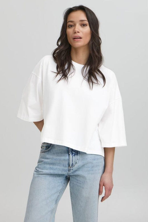 Ball - Baviola Bp Cropped Oz Tee 50405365 - 114800 - Blanc De Blanc