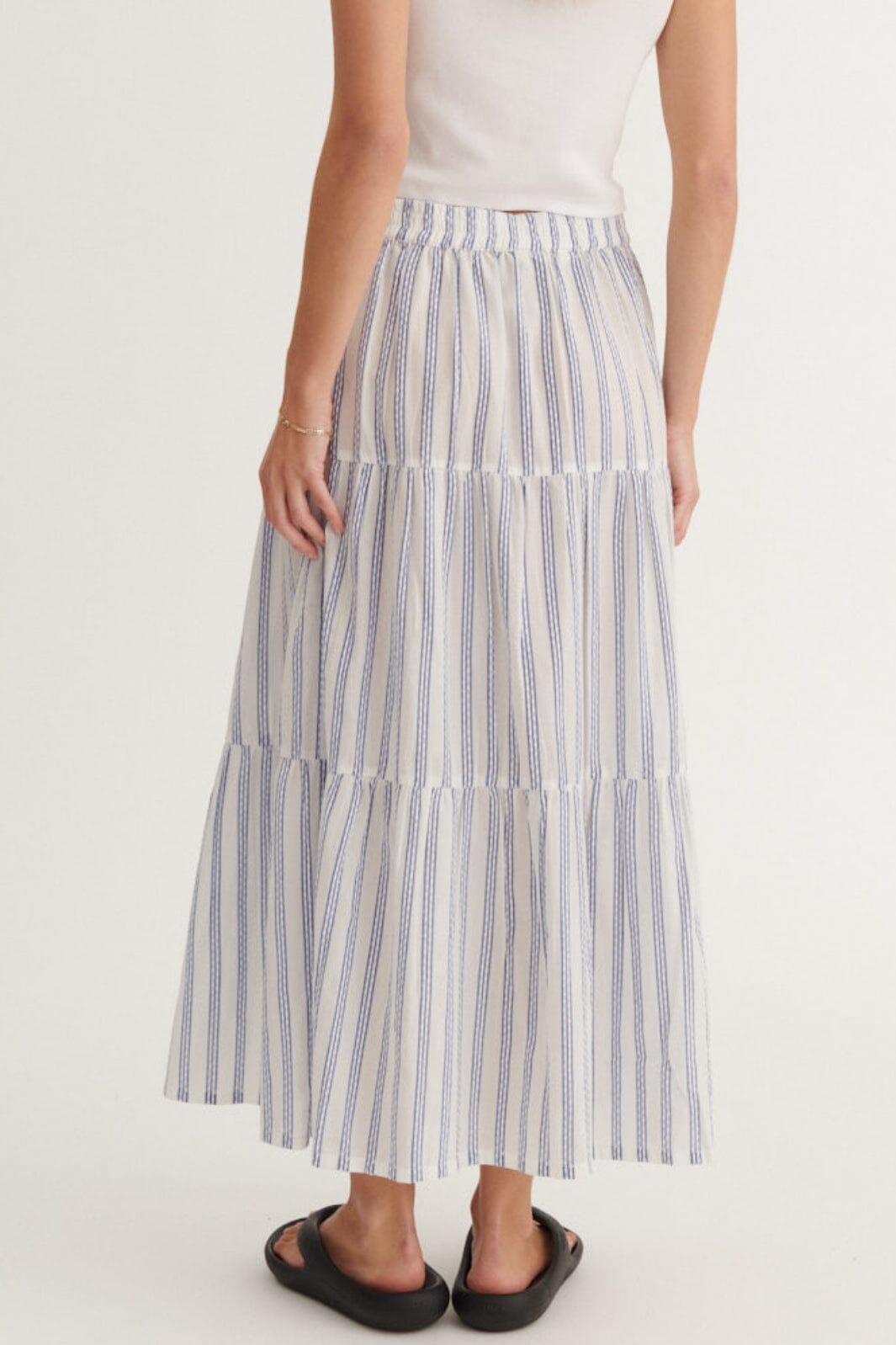 Basic Apparel - Ada Skirt BA426-03 - 781 - True Navy / Whisper White