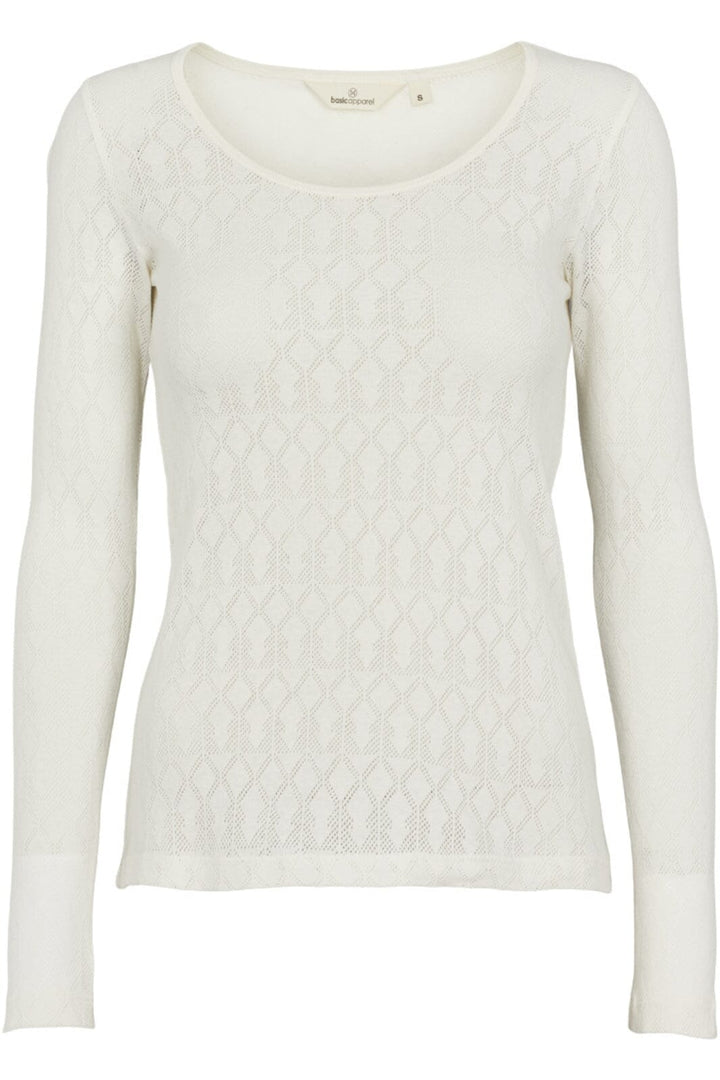 Basic Apparel - Ana T-Shirt - 600 White Swan Bluser 