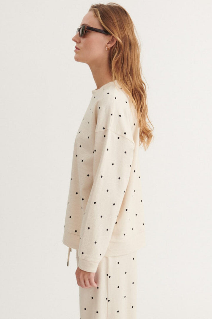Basic Apparel - Anneli Oversized Ls Sweat BA325-04 - 482 - Birch/Black
