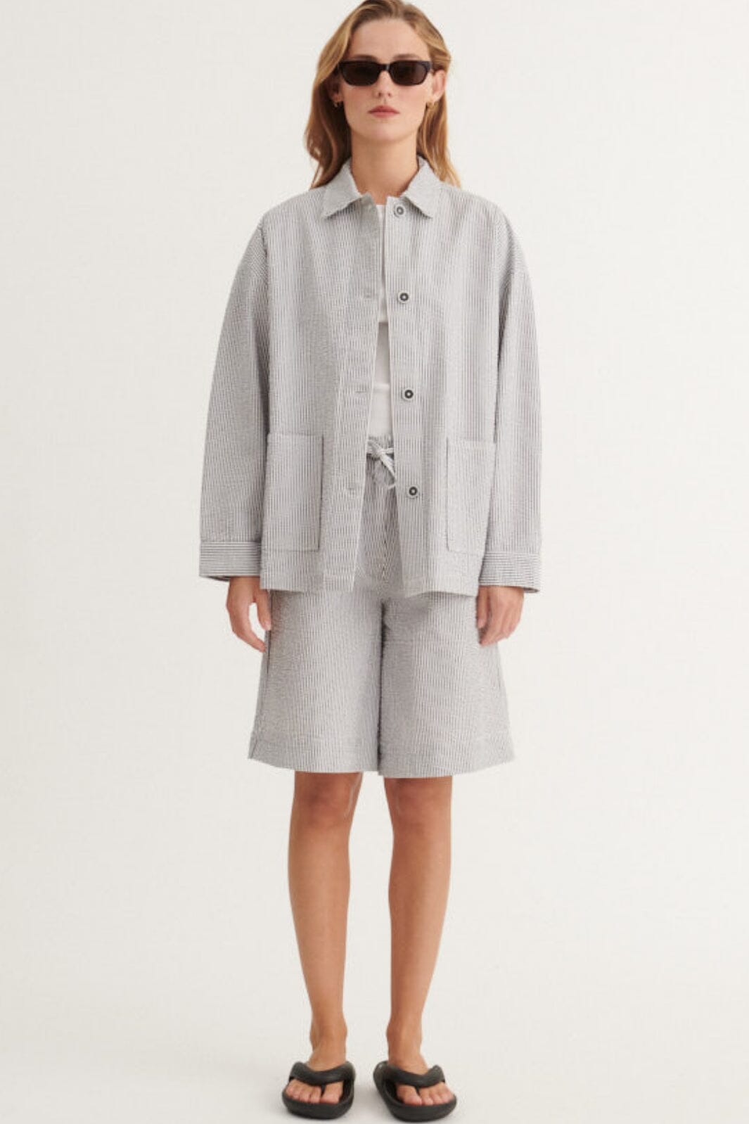 Basic Apparel - Asta Jacket BA570-01 - 690 - Bright White / Sky Captain
