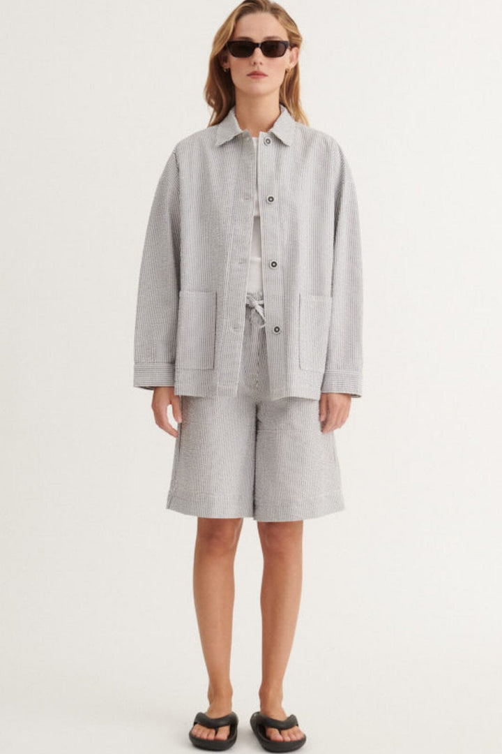 Basic Apparel - Asta Jacket BA570-01 - 690 - Bright White / Sky Captain