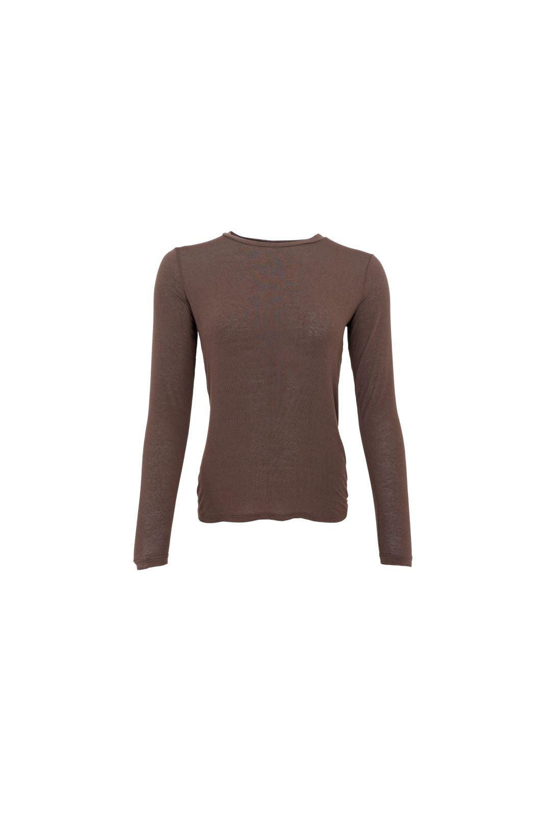 Black Colour - Bcalba Ls Tee 41260 - Shirts,Mesh & Basic Blouses - Black Solid