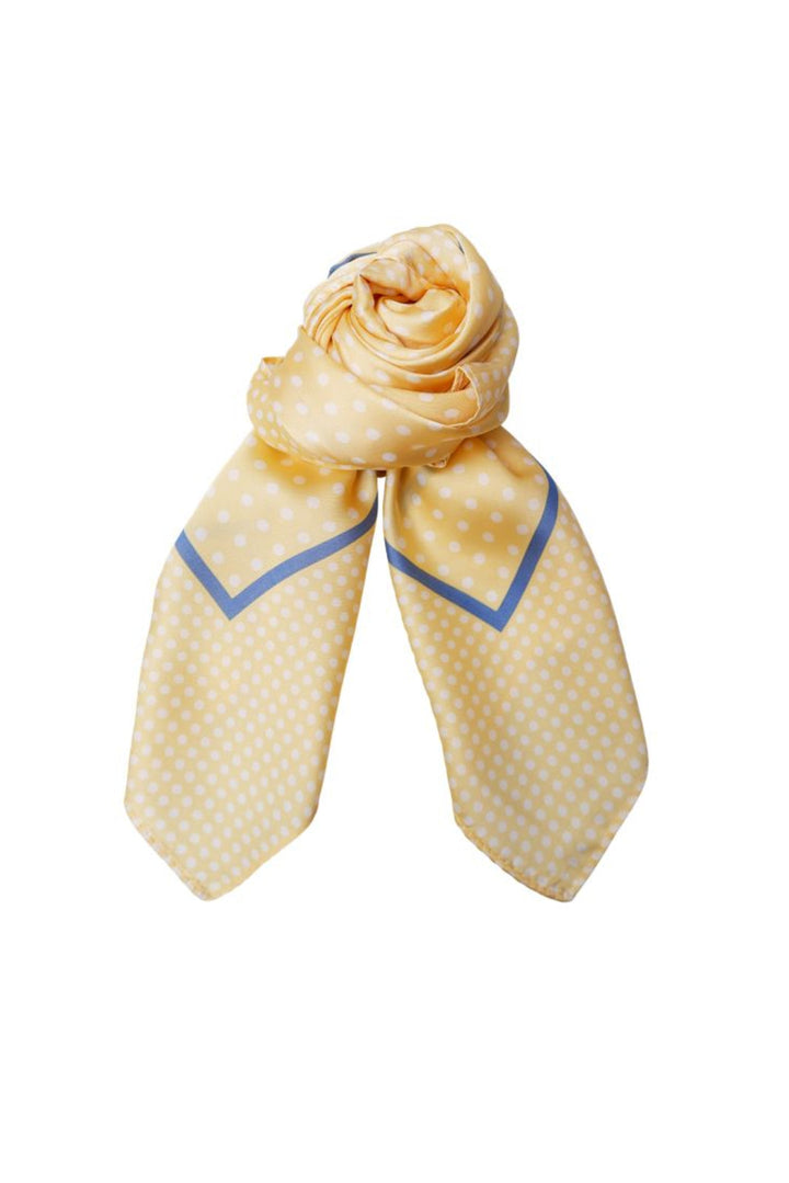 Black Colour - Bcamarin Mini Scarf 3668 - Lt. Yellow