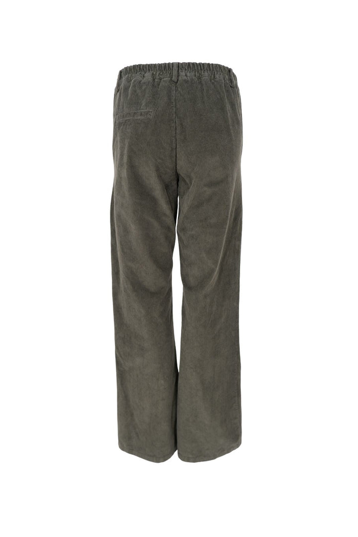 Black Colour - Bccora Corduroy Box Pant 40676 - Army