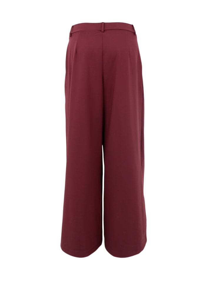 Black Colour - Bcdavi Wideleg Pant 40974 - Plum Bukser 