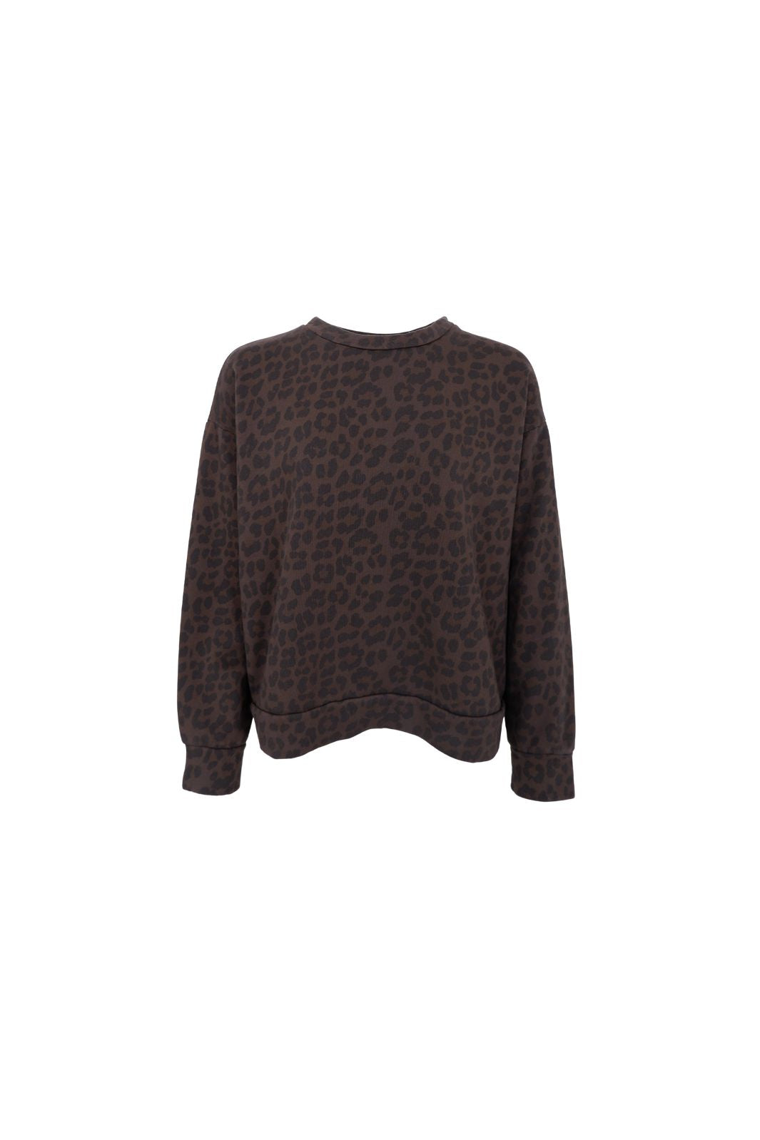 Black Colour - Bcdea Sweatshirt 41043 - Dark Leopard