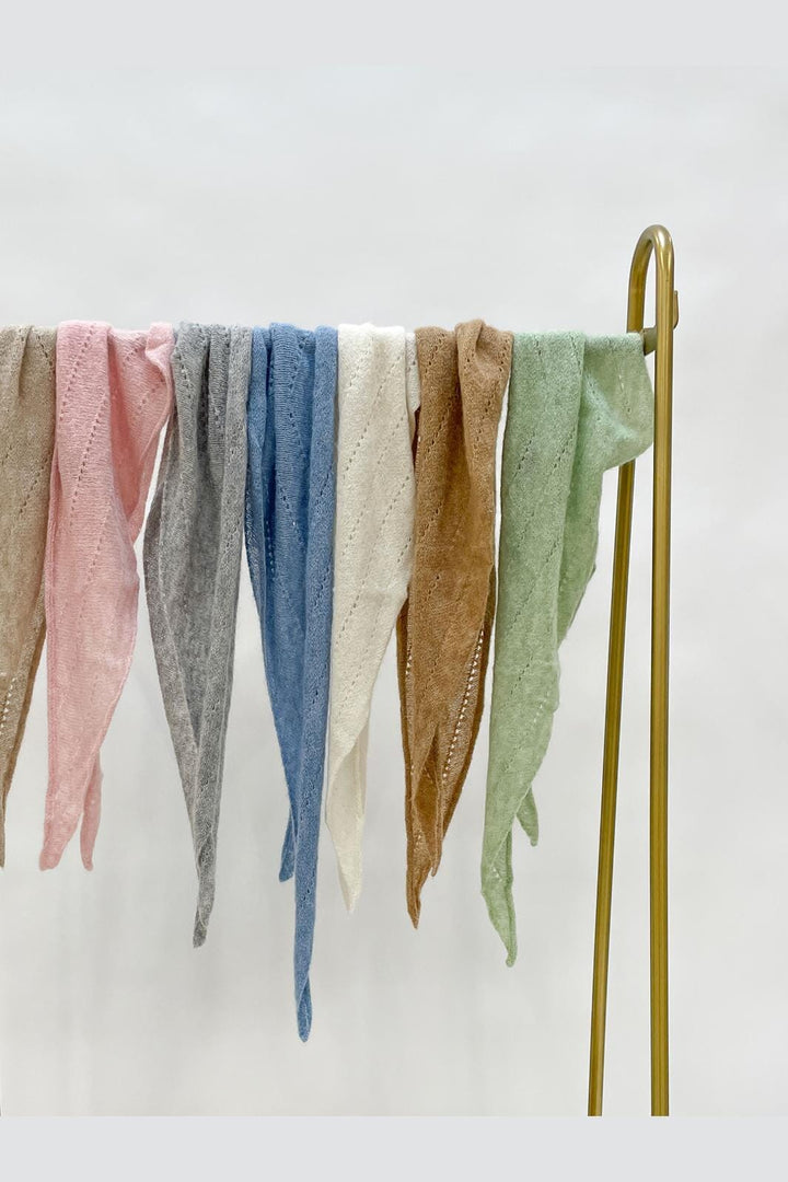 Black Colour - Bcdell Knitted Mini Scarf 208327 - Rose