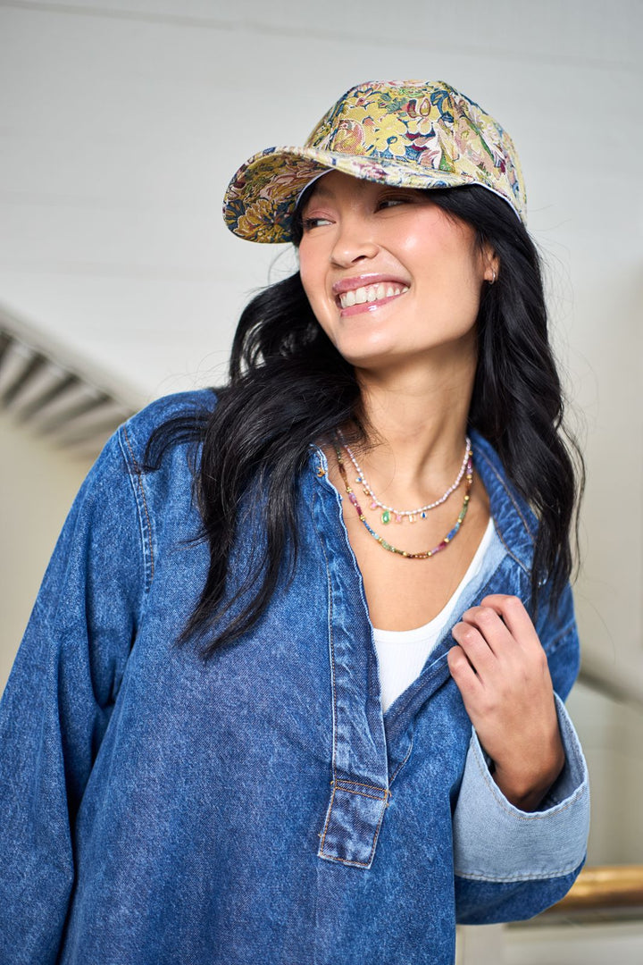 Black Colour - Bcdune Cap 8032 - Yellow Mix