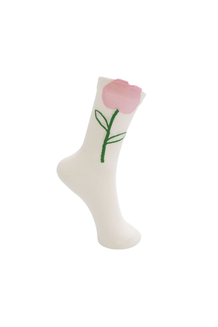 Black Colour - Bcelira Sock 8518 - Creme