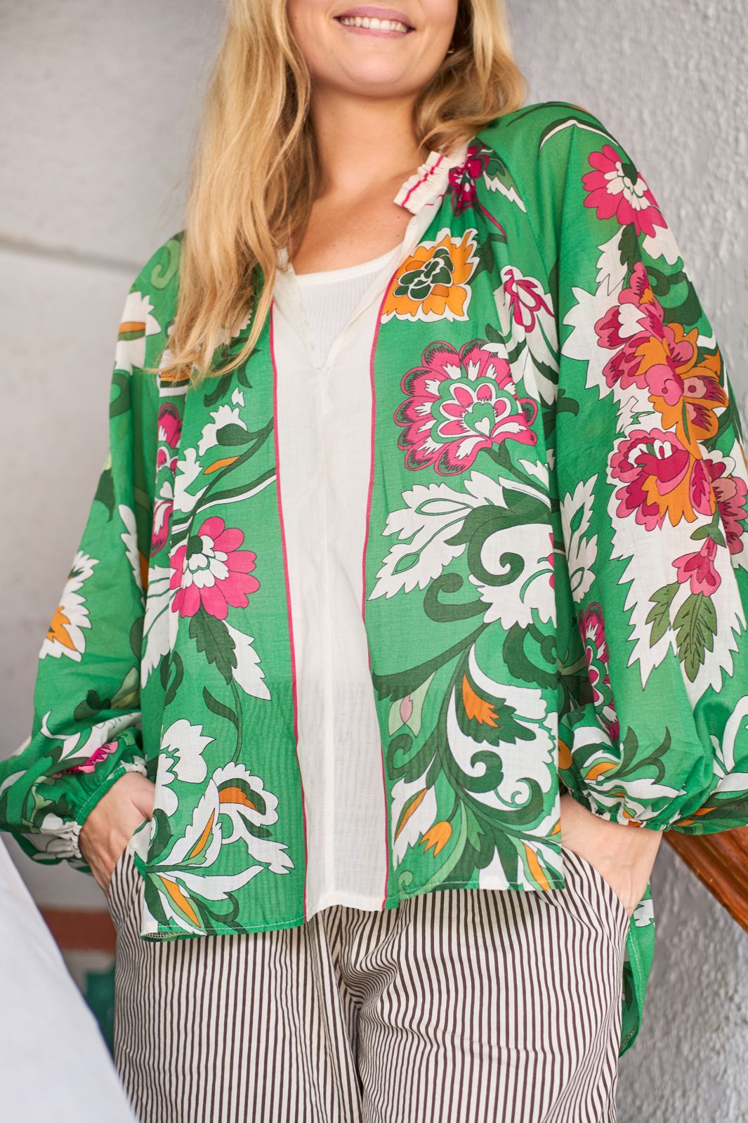 Black Colour - Bcelvira Blouse 41170 - Green