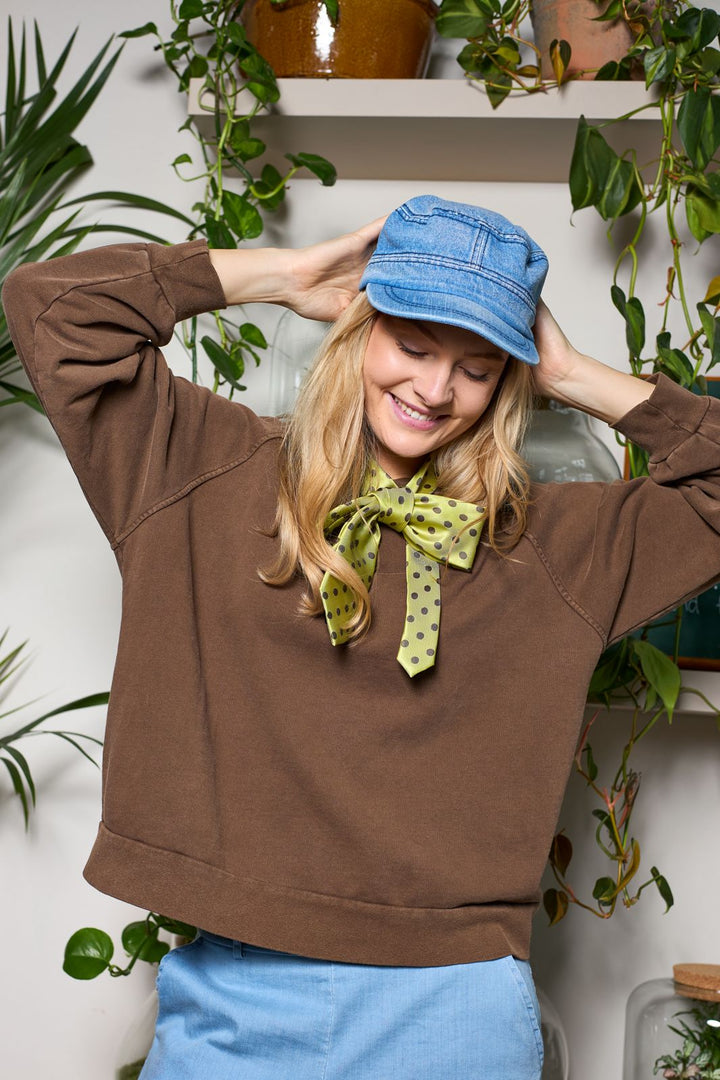 Black Colour - Bcevy Raglan Sweatshirt 41121 - Mocca