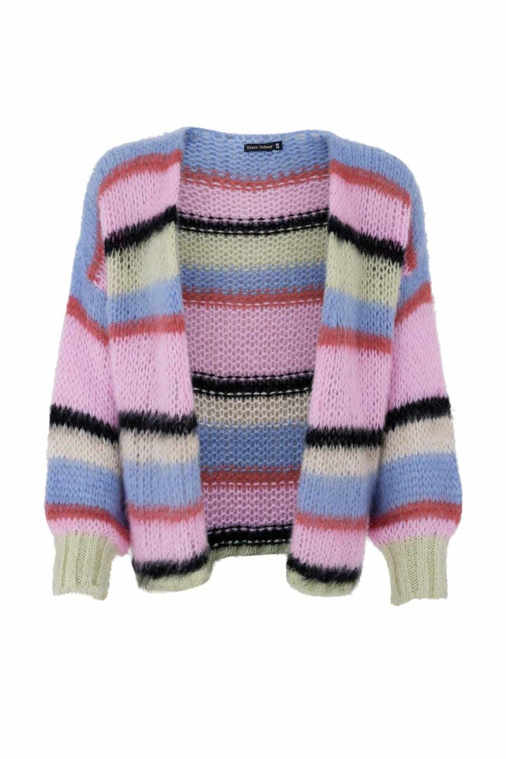 Black Colour - Bcfrey Striped Cardigan 1238 - Soft Candy Cardigans 